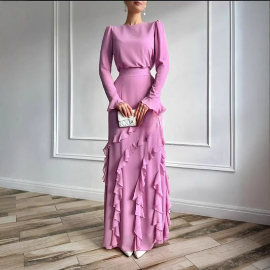 Tiered Evening Dress(MS299)